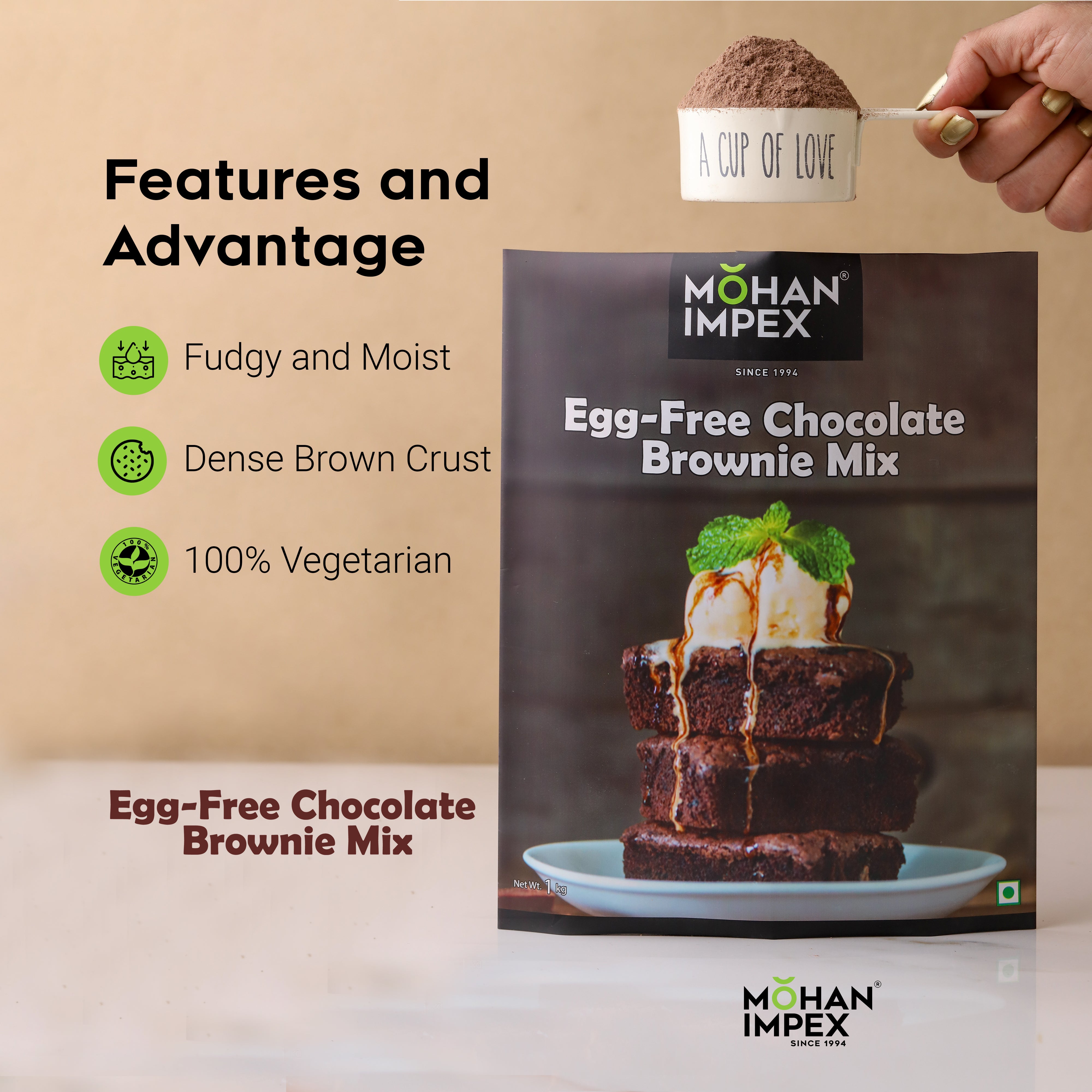 Mohan Impex Brownie Mix Features & Advantage