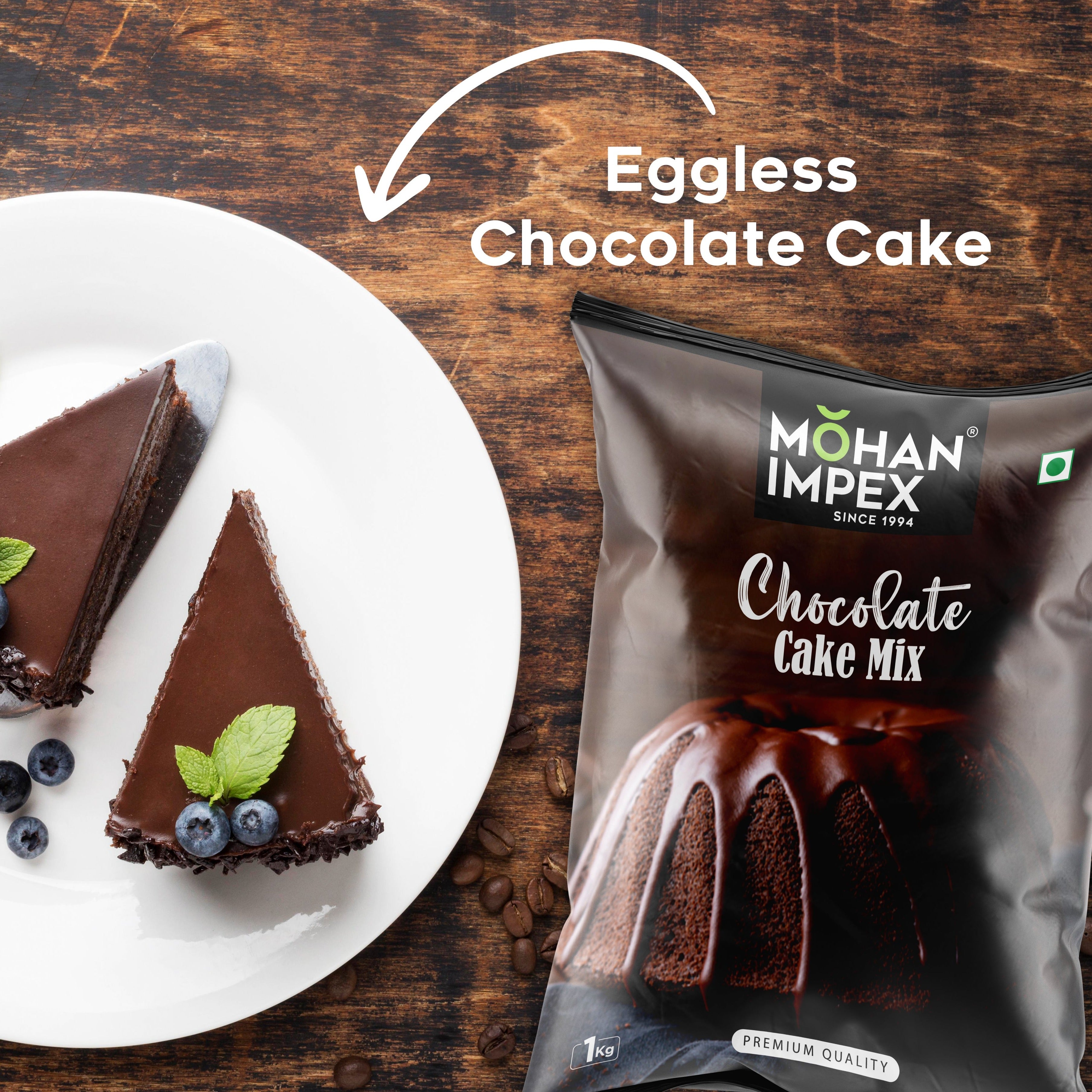 Mohan Impex Chocolate Cake Mix, Eggless
