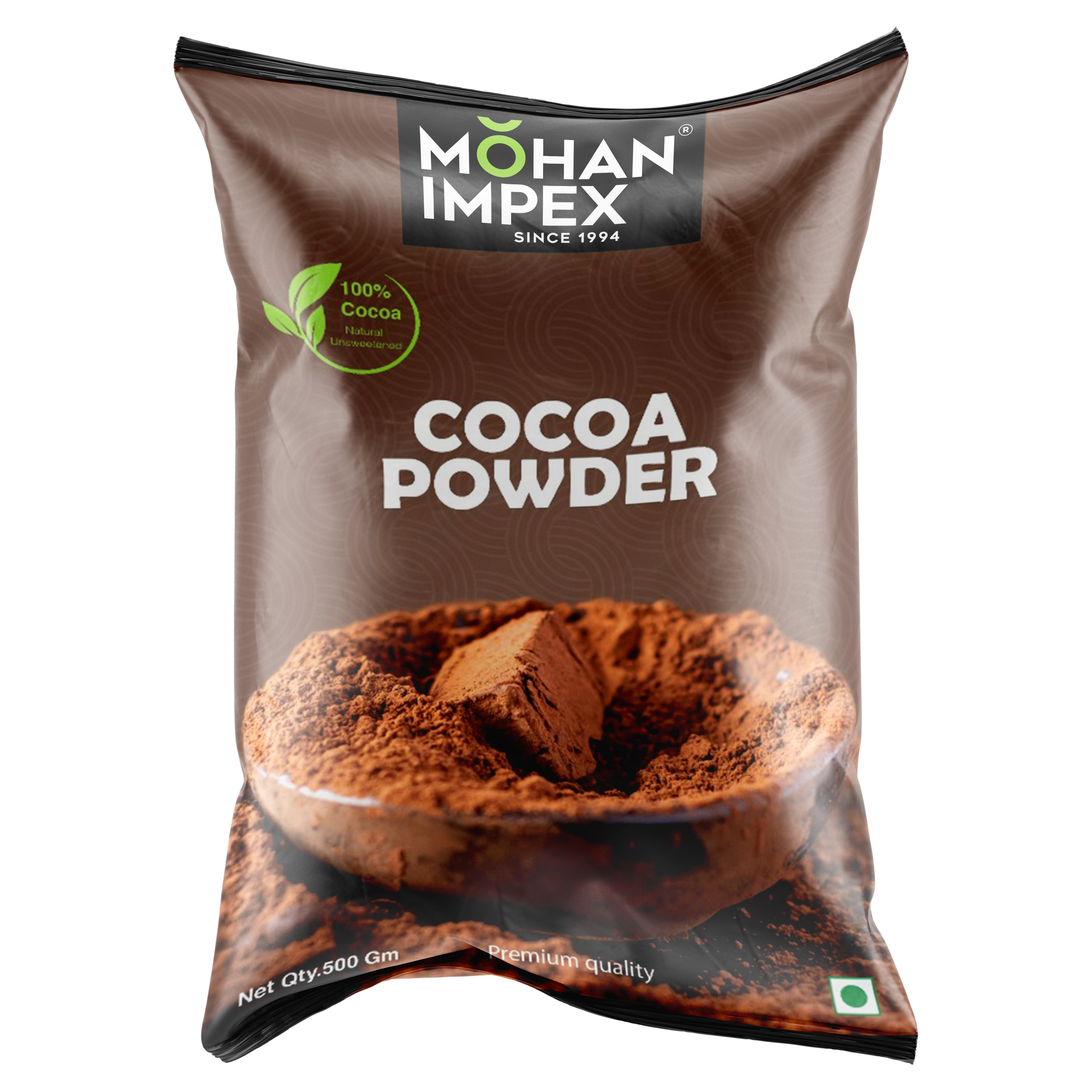 Mohan Impex Cocoa Powder 500gm, Cocoa Powder,Natural Cocoa Powder,&nbsp; Low Fat Pure Cocoa Powder