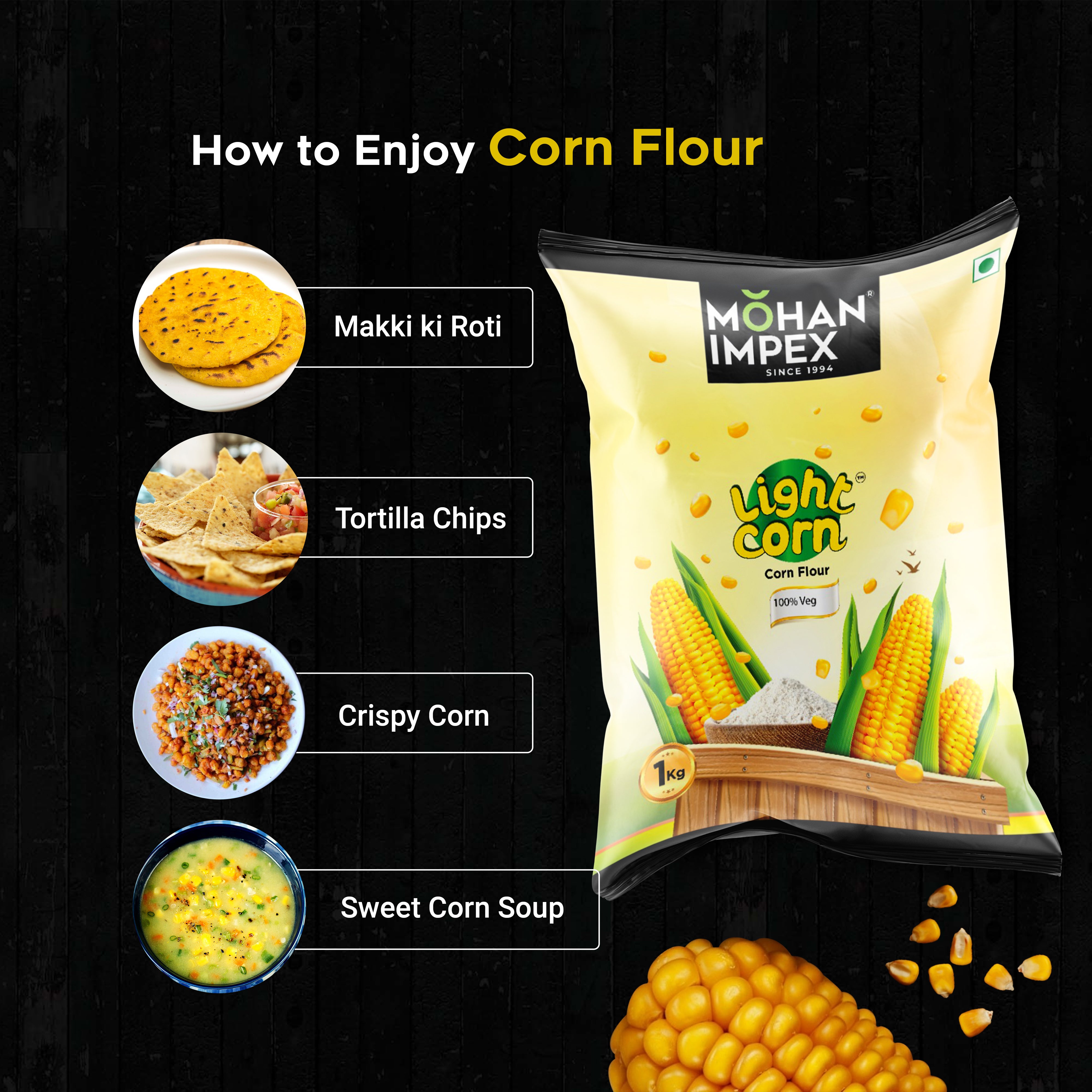 Mohan Impex Enjoy Corn Flour 