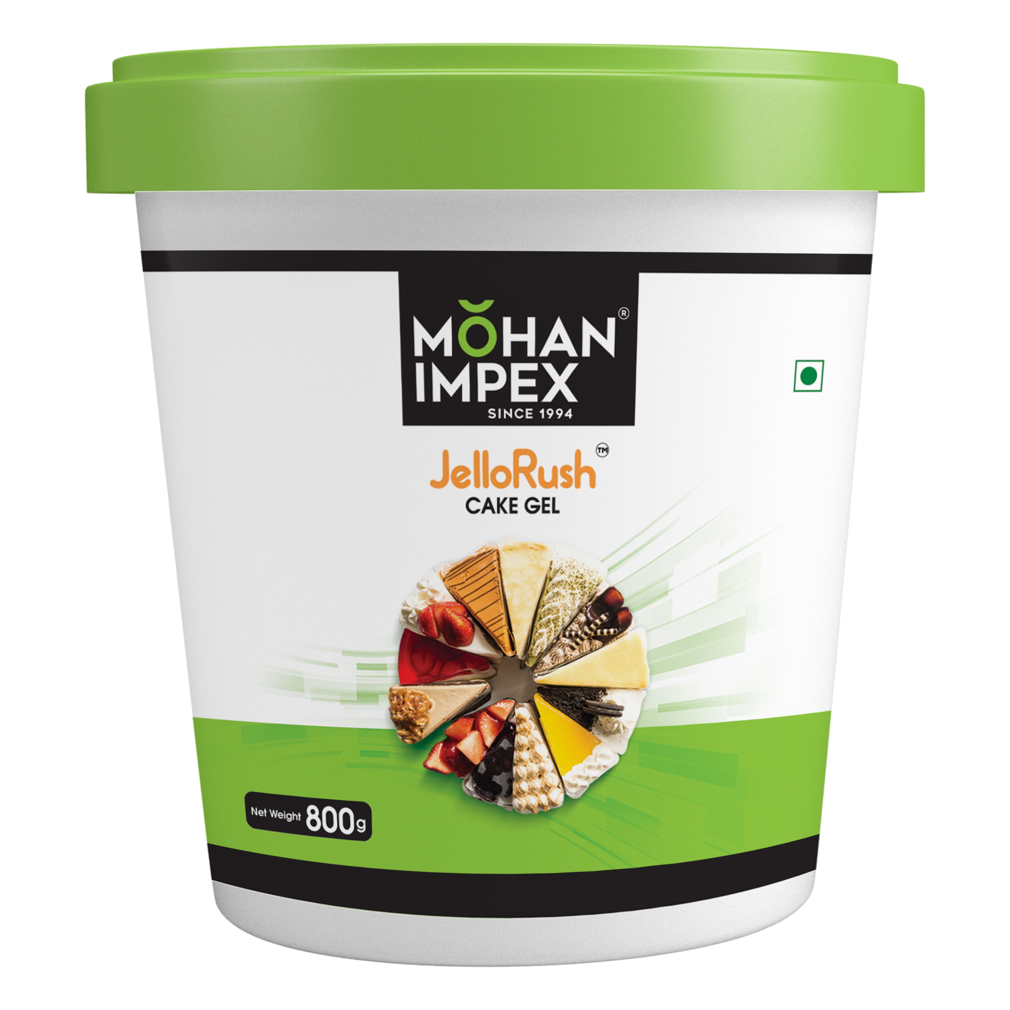 Mohan Impex 800 gm Cake Gel |Cake Sponge Improver|Useful when making Eggless cakes, Emulsifier & Stabilizer Mixm| [HoReCa Pack]
