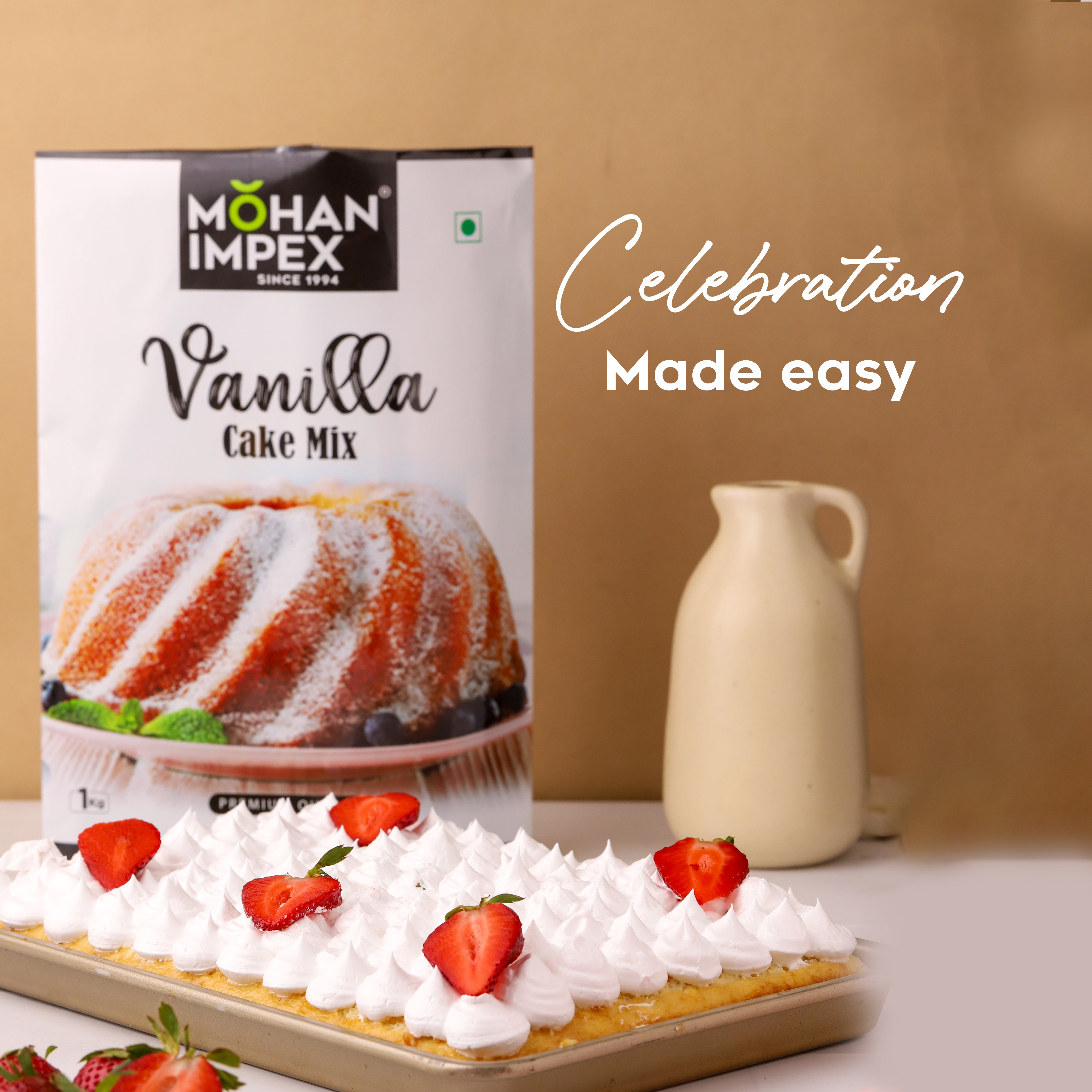 Mohan Impex Vanilla Cake Mix Made Easy